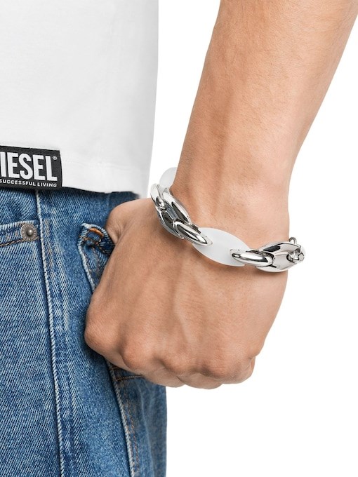 Diesel Metamorph Silver Bracelet DX1617040