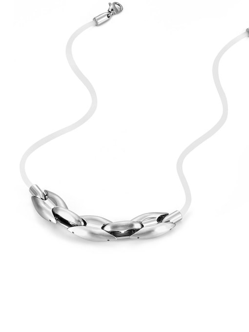 Diesel Metamorph Silver Necklace DX1615040