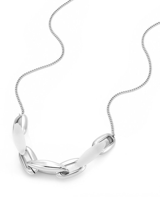 Diesel Metamorph Silver Necklace DX1616040