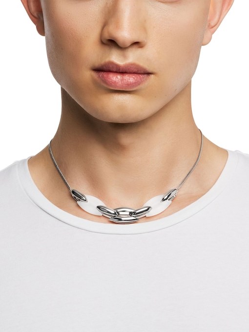 Diesel Metamorph Silver Necklace DX1616040