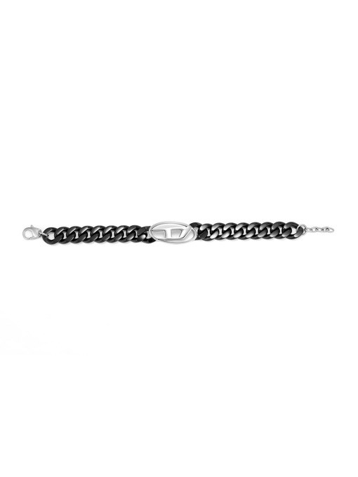 Diesel Oval D Logo Black Bracelet DX1611931