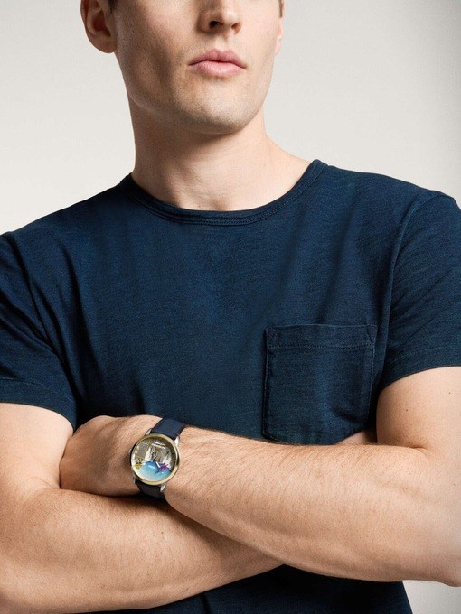 Fossil Superman Blue Watch Set LE1208SET