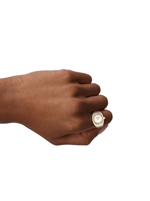 Fossil Watch Ring Gold Watch ES5412