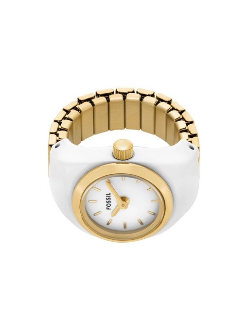 Fossil Watch Ring Gold Watch ES5412
