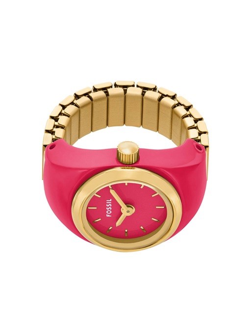 Fossil Watch Ring Gold Watch ES5414