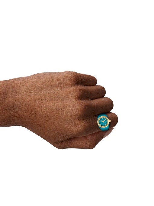 Fossil Watch Ring Gold Watch ES5415