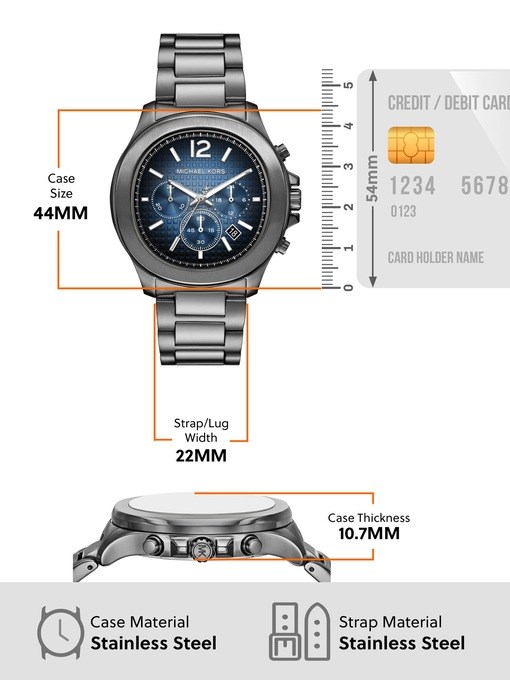 Michael Kors Sage Gunmetal Watch MK9213