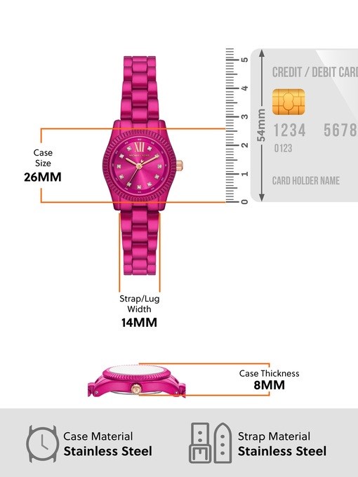 Michael Kors Lexington Pink Watch MK4915LE
