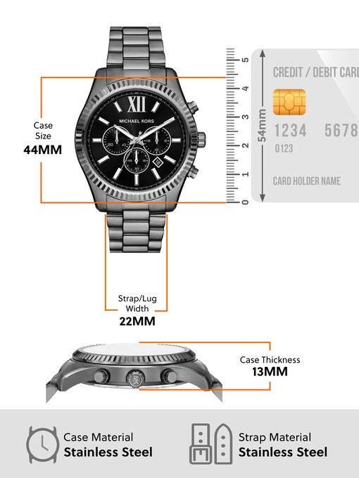 Michael Kors Lexington Gunmetal Watch Set MK9217SET