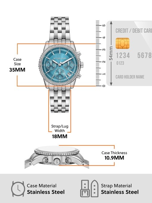 Michael Kors Ritz Silver Watch MK7539