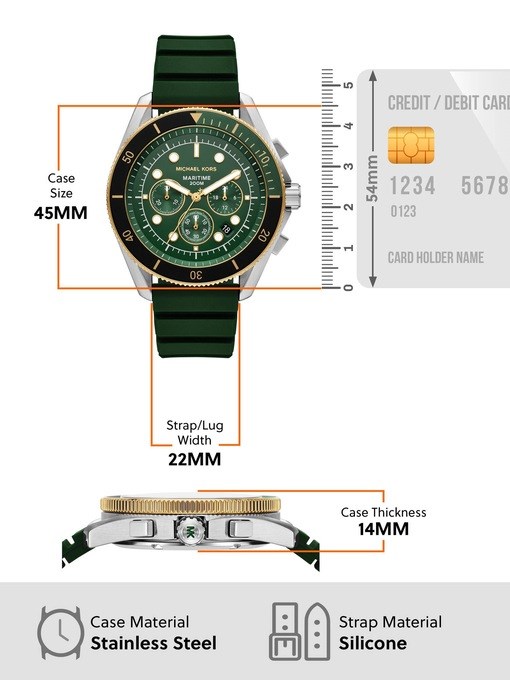 Michael Kors Maritime Green Watch MK9214