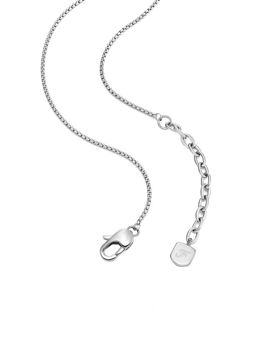 Fossil Knox Silver Necklace JF04882040