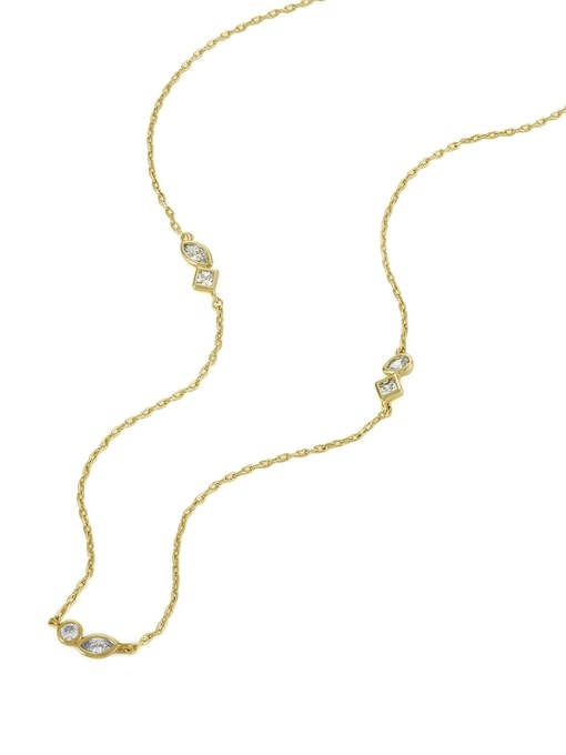 Fossil Ellis Gold Necklace JA7287710