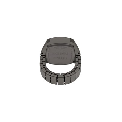Nick Jonas x Fossil Machine Luxe Gunmetal Ring Watch LE1212