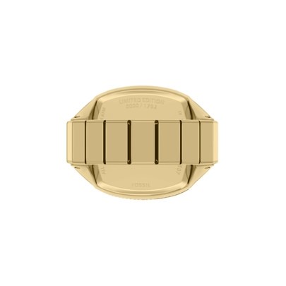 Nick Jonas x Fossil Machine Luxe Gold Ring Watch LE1213