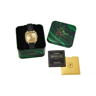 Nick Jonas x Fossil Machine Luxe Black Watch LE1214