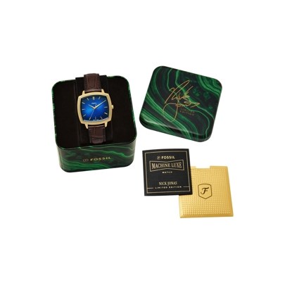 Nick Jonas x Fossil Machine Luxe Brown Watch LE1215