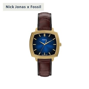 Nick Jonas x Fossil Machine Luxe Brown Watch LE1215