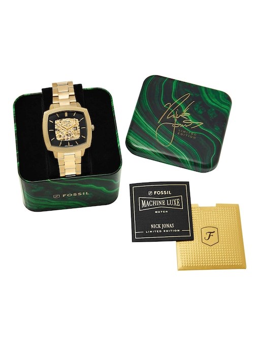 Fossil Machine Luxe Gold Watch LE1218