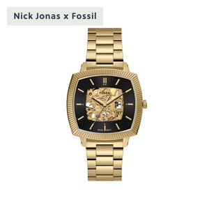 Nick Jonas x Fossil Machine Luxe Gold Watch LE1218