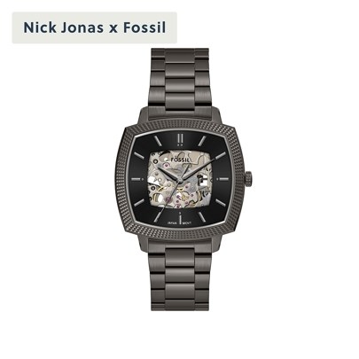Nick Jonas x Fossil Machine Luxe Gunmetal Watch LE1219