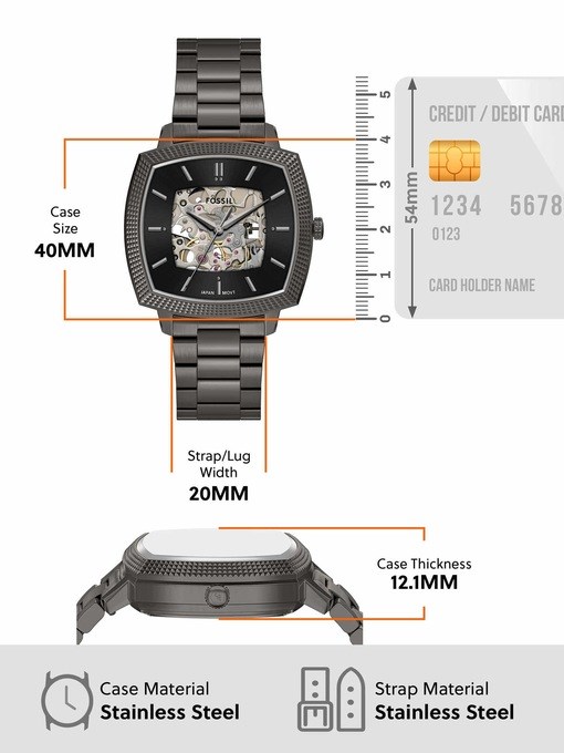 Fossil Machine Luxe Gunmetal Watch LE1219