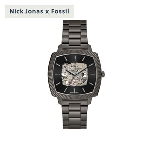 Nick Jonas x Fossil Machine Luxe Gunmetal Watch LE1219