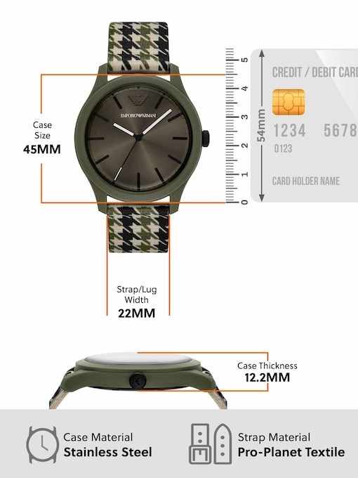Emporio Armani Tri-Tone Watch AR11694