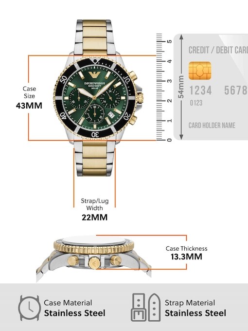 Emporio Armani Two-tone Watch AR11695
