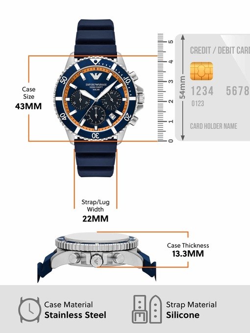 Emporio Armani Blue Watch AR11696