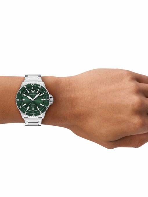 Emporio Armani Silver Watch AR11698