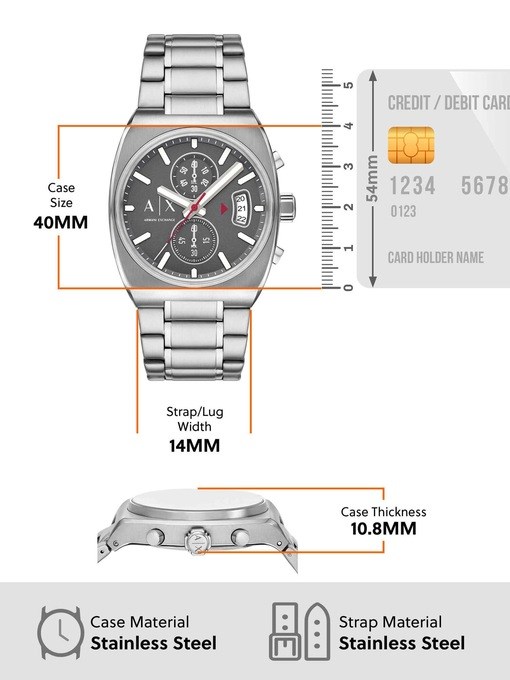 Armani Exchange Silver Watch AX2820