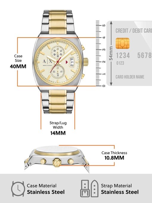 Armani Exchange Two-tone Watch AX2821
