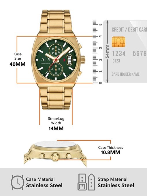 Armani Exchange Gold Watch AX2822