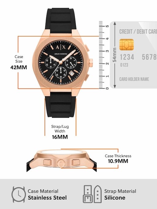 Armani Exchange Black Watch AX4190