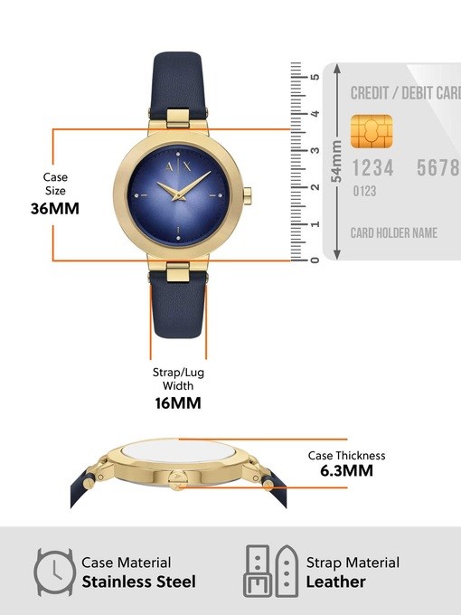 Armani Exchange Blue Watch AX5179