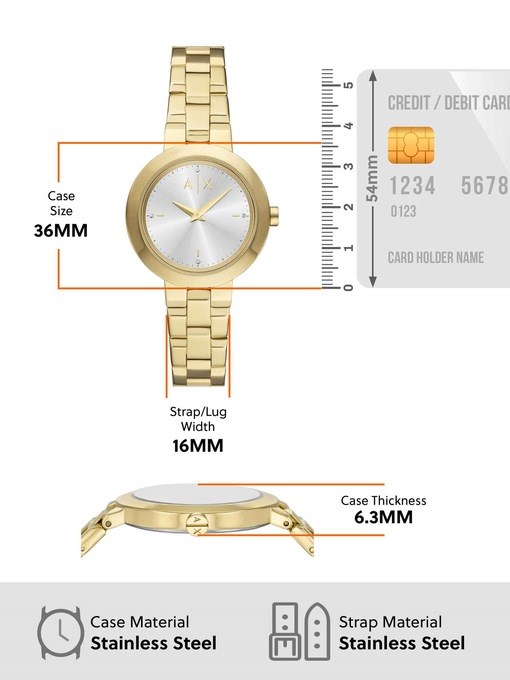 Armani Exchange Gold Watch AX5180