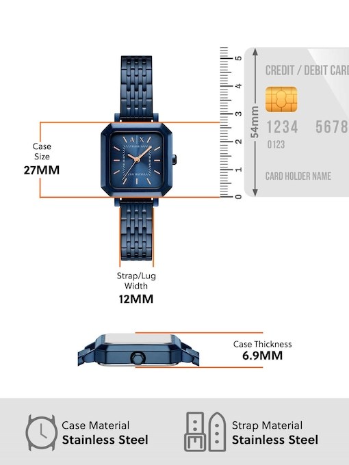 Armani Exchange Blue Watch AX5730