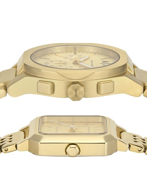 Armani Exchange Gold Watch AX7171SET