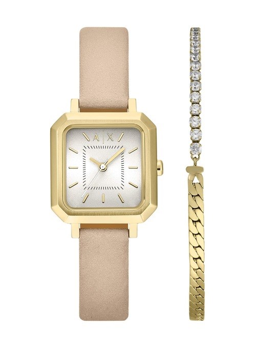 Armani Exchange Nude Watch AX7172SET