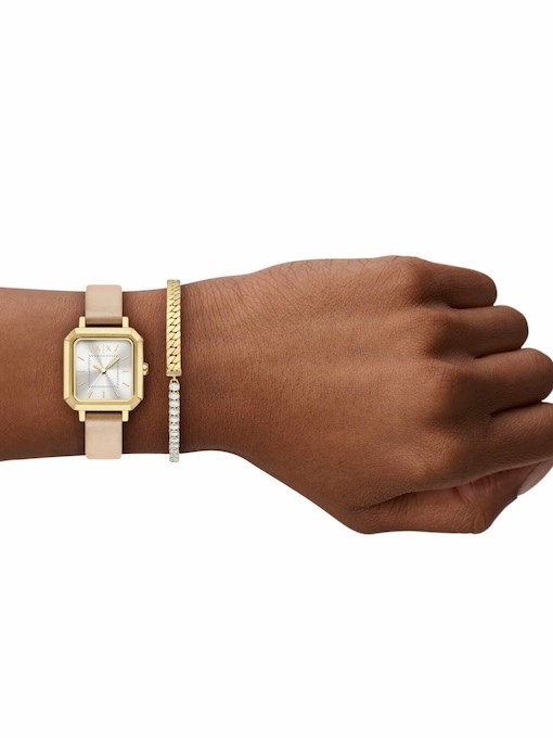 Armani Exchange Nude Watch AX7172SET