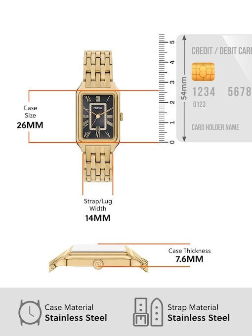 Fossil Raquel Gold Watch ES5417
