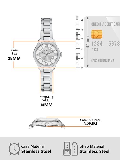 Fossil Gilmore Silver Watch ES5419