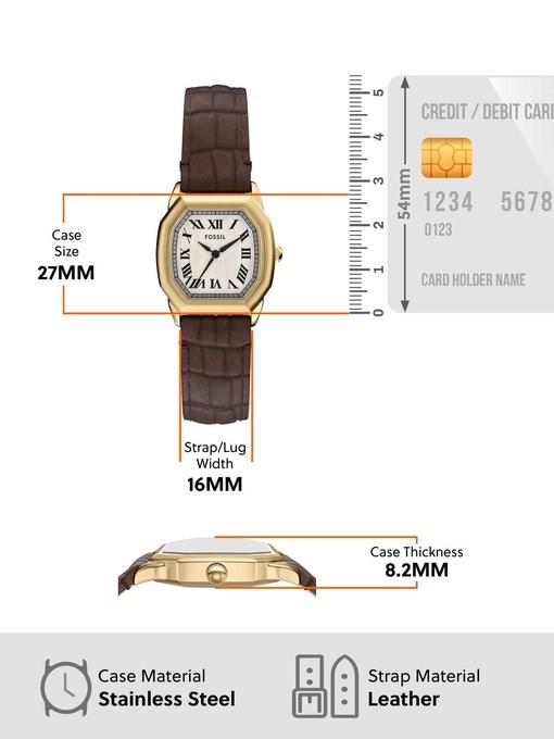 Fossil Harlow Brown Watch ES5426