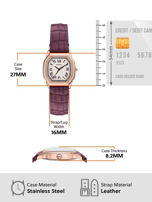Fossil Harlow Purple Watch ES5428