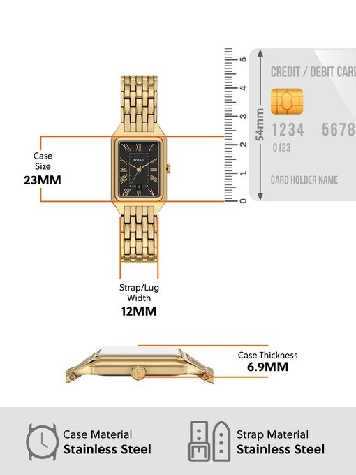 Fossil Raquel Gold Watch ES5434