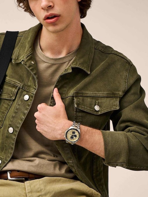 Fossil Autocross  Two-tone Watch FS6126