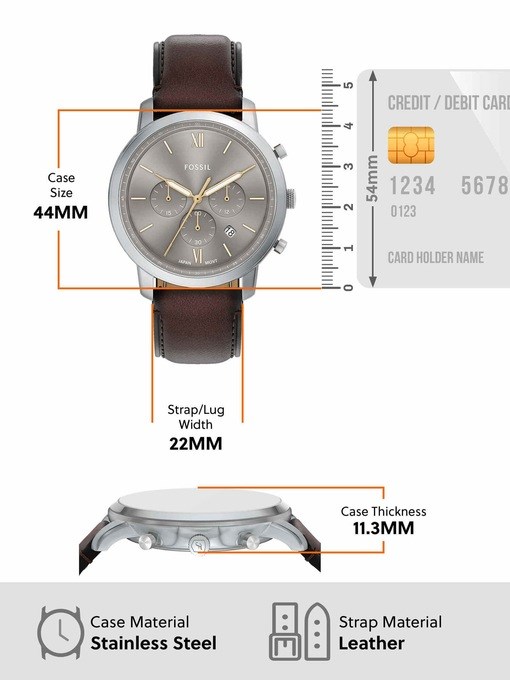 Fossil Neutra Brown Watch FS6129