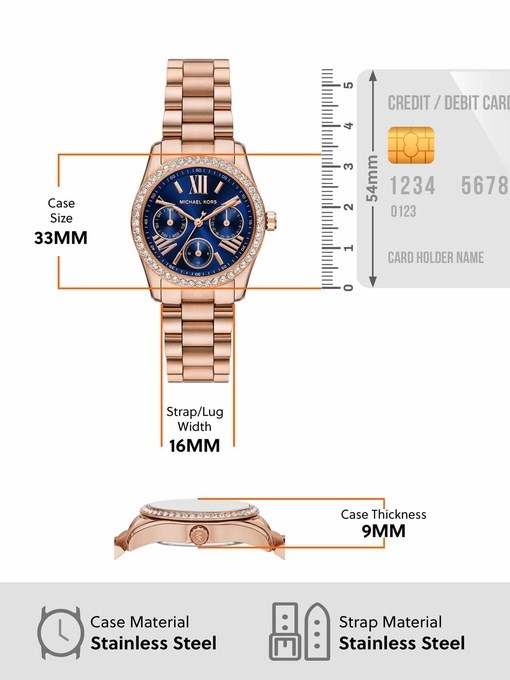 Michael Kors Lexington Rose Gold Watch MK4926