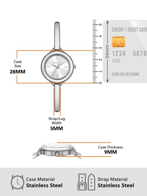 Michael Kors Izzy Silver Watch MK4930 Michael Kors Izzy Silver Watch MK4930